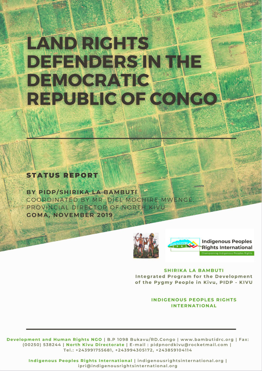 2019, Congo: Land Rights Defenders in the Democratic Republic of Congo